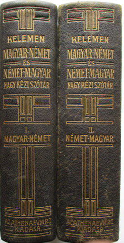Kelemen B�la  (szerk.) - Magyar-n�met �s n�met-magyar nagy k�zi sz�t�r I-II.