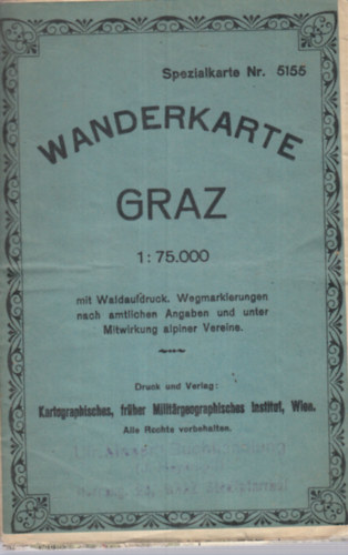 Graz Wanderkarte (Graz trkpe) 1:75.000