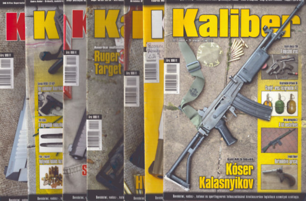 Vass Gbor  (szerk.) - Kaliber 2021/1., 2., 8., 9., 10., 11., 12. szmok (7 db)