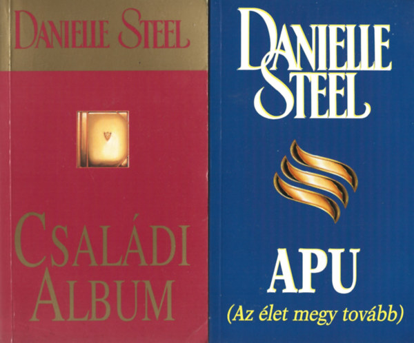 Danielle Steel - 2 db knyv, Csaldi album, Apu (Az let megy tovbb)