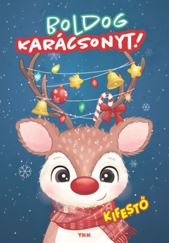 Boldog karácsonyt! - kifestő