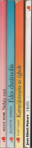 Peggy Webb-Jeanette Darwin-Kasey AdamsJoan Elliott Pickart - 4 db romantikus reg�ny, Neh�z eset, �des elsz�mol�s, Karny�jt�snyira az �gbolt, A rejt�ly (V�r�s R�zsa)