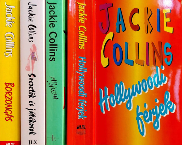 Jackie Collins - 4 db Jackie Collins ktet: Hollywoodi frjek, Vad jtszma, Szeretk s jtkosok, Borzongs