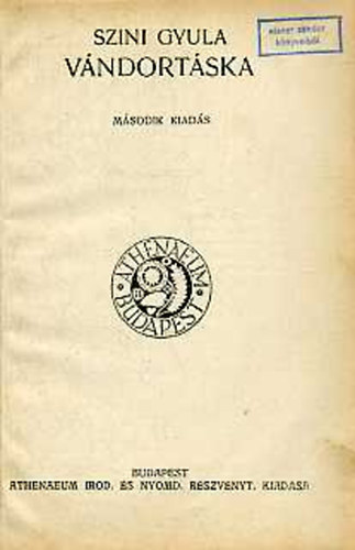 Szini Gyula - V�ndort�ska