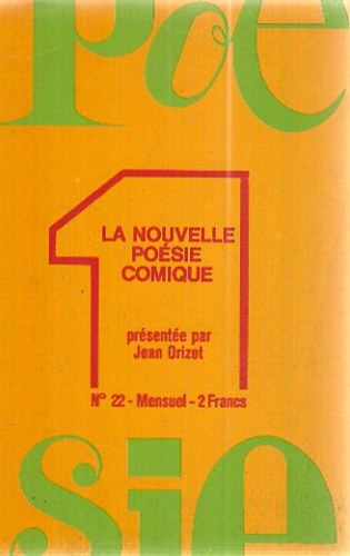 Poesie 1 - La nouvelle poésie comique