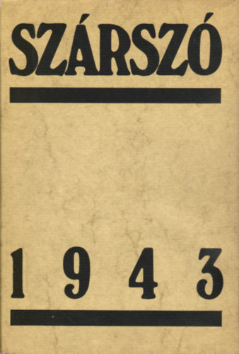 Gy�rffy-Pint�r-Sebesty�n-Sipos - Sz�rsz� 1943
