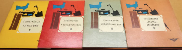 Tak�cs Szonya , Hudecz Ilona IBUSZ Sajt� �s Propaganda Oszt�lya (szerk.) - 4 db Turista�ton: A Szovjetuni�ban + Az NDK-ban + Jugoszl�vi�ban + Lengyelorsz�gban
