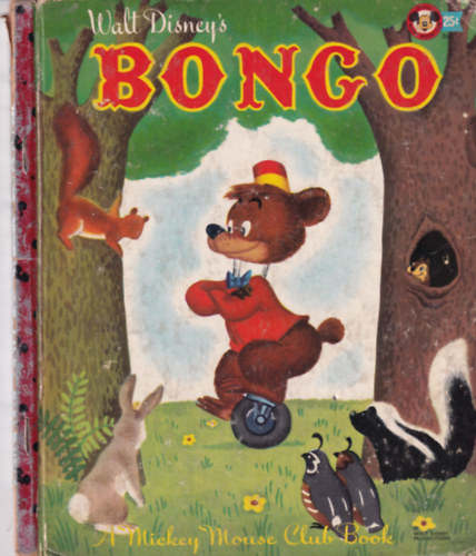 Walt Disney's Bongo (A Mickey Mouse Club Book)