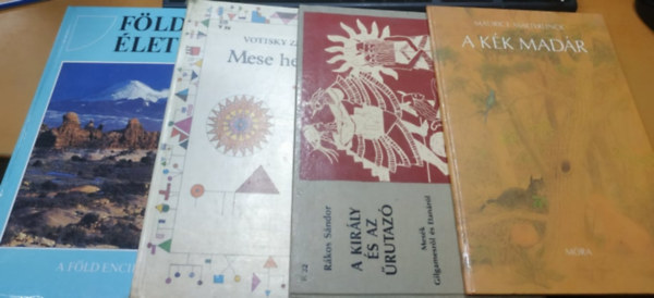 Rkos Sndor, Votisky Zsuzsa, Peter J.  Smith Maurice Maeterlinck (szerk.) - A kk madr + A kirly s az rutaz + Fldnk lete + mese helyett (4 ktet)