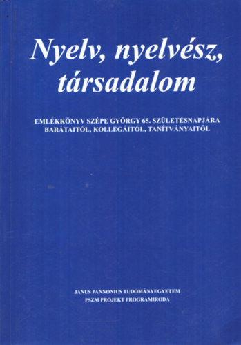 Terts Istvn - Nyelv, nyelvsz, trsadalom