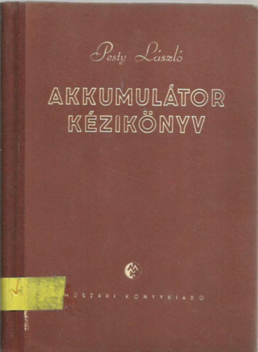 Pesty L�szl� - Akkumul�tor k�zik�nyv