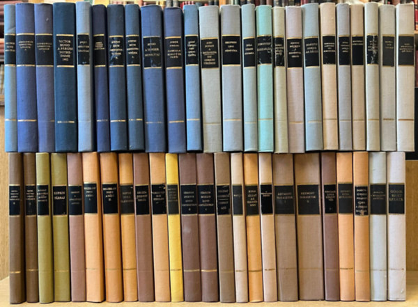Kuprin - Mrime - Gogol - Balzac - Styron - Lewis - Scott - France - Dickens - Twain - Hoffmann - Heinrich Mann - Schwarz-Bart - Fontane - Dumas - Lenz - Bunyin - Nex - Hugo - Petronius - Apuleiu - 49 db A Vilgirodalom Remekei sorozatbl
