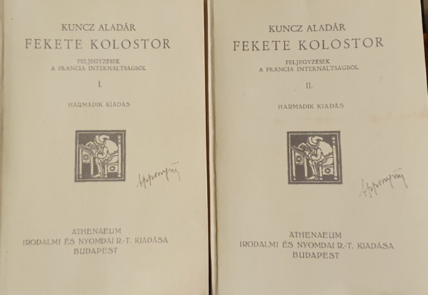 Kuncz Aladr - Fekete kolostor I-II