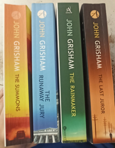 John Grisham - 4 db John Grisham: The last juror +The rainmaker +The runaway jury +The summons