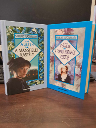 John Fowles Jane Austen - 2 db Szerelmes Vilgirodalom regny: A mansfieldi kastly+A francia hadnagy szeretje
