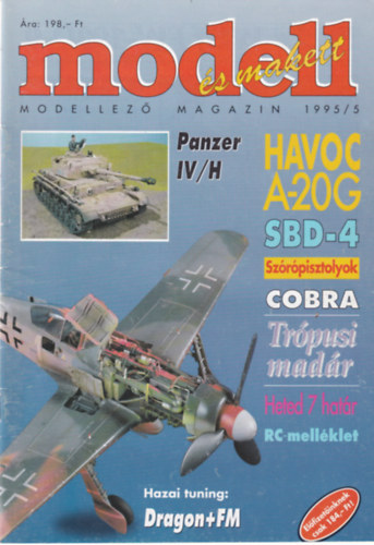 Csiky Attila  (szerk.) - Modell s makett magazin 1995/5.
