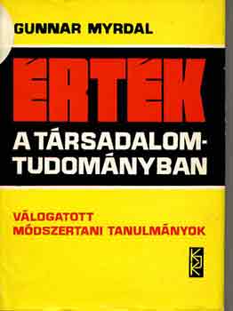 Gunnar Myrdal - rtk a trsadalomtudomnyban