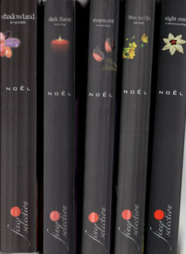 Alyson Noel - Halhatatlanok sorozat 1-5. ktet ( 5 db vrspttys knyv  egytt )  1. Night Star - a szerencsecsillag , 2. Blue noon -kk hold,3. Evermore- mindrkk, 4. Dark flame-stt lng, 5. Shadowland- rnyvidk