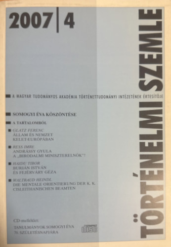 Történelmi szemle 2007/4