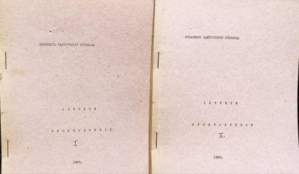 2db k�nyv: J�t�kok sportj�t�kok I-II