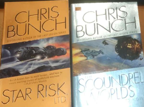 Chris Bunch - 2 db Chris Bunch: Star Risk, Ltd. + The Scoundrel Worlds
