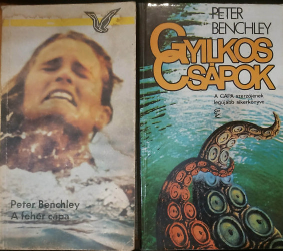 Peter Benchley - 2 db Peter Benchley: A fehér cápa + Gyilkos csápok