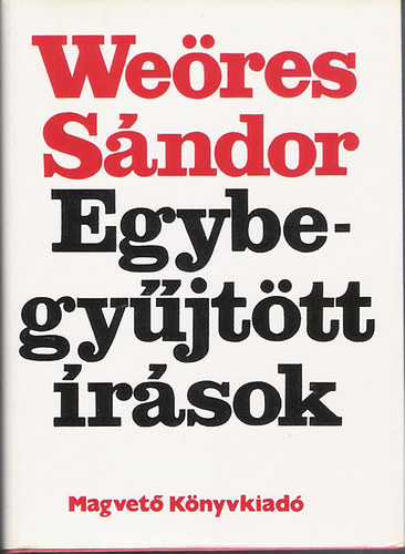 We�res S�ndor - Egybegy�jt�tt �r�sok 1-3  (5. b�v�tett kiad�s)
