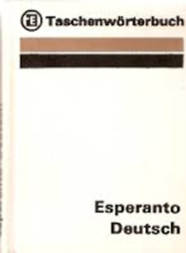 Esperanto - Deutsch Taschenwrterbuch