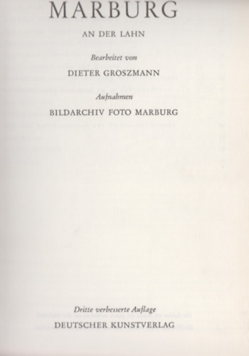 Werner Meyer-Barkhausen - Marburg an der Lahn