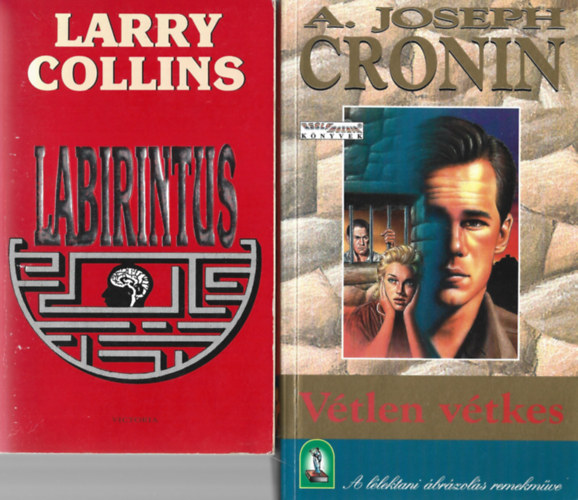 2 db knyv, Larry Collins: Labirintus, A. Joseph Cronin: Vtlen vtkes