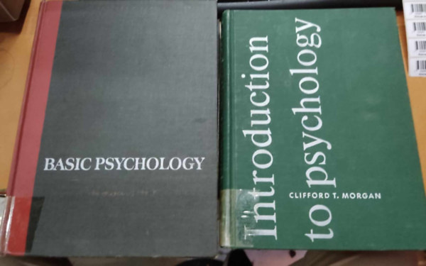 Gardner Lindzey, Kenneth MacCorquodale, Clifford T.  Morgan Richard M. Elliott (Thomas) - Basic Psychology + Introduction to psychology (2 k�tet)