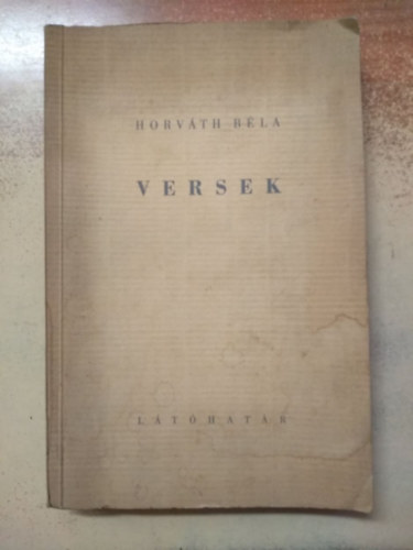 Horv�th B�la - Versek