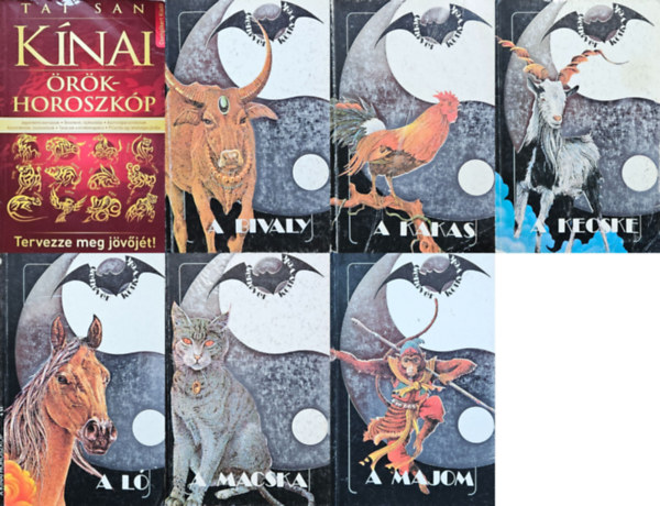 Catherine Aubier, Patrick Ravignant, Josanne Delangre Tai San - 7 db kínai horoszkópos könyv: Kínai örökhoroszkóp - Tervezze meg jövőjét! + A bivaly + A kecske + A macska + A ló + A kakas + A majom