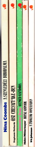 Helen Mittermeyer, Jennifer Dale Nina Coombs - 5 db V�r�s R�zsa k�nyv (Szerelmes reg�nyek): A szenved�ly birodalma+�sz Chesapeake-ben+Gyeng�d rapsz�dia+R�pke gy�ny�r+A t�vols�g vonz�s�ban