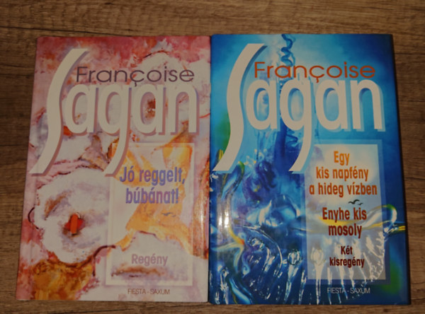 Franciose Sagan - 2 könyv Francoise Sagantóól: Jó reggelt, búbánat!, Egy kis napféény a hodeg vízben / Enyhe kkis mosoly