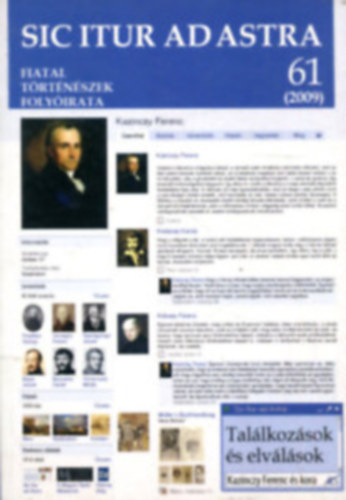 Kr�sz Lilla  (szerk.) - Sic Itur Ad Astra - Fiatal t�rt�n�szek foly�irata 61. (2009) XX.�vf.