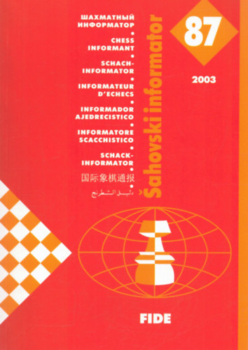T�bb szerkeszt� - Sahovski informator 87 (II - V 2003)