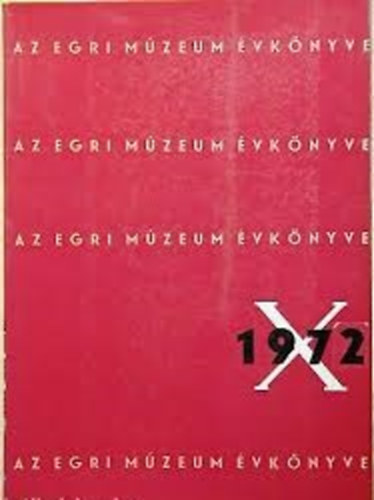 Az Egri m�zeum �vk�nyve X.