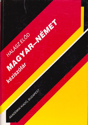 Halsz Eld - Magyar- Nmet kzisztr