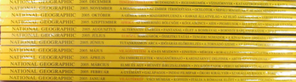National Geographic Magyarország 2005. január - december. Teljes évfolyam