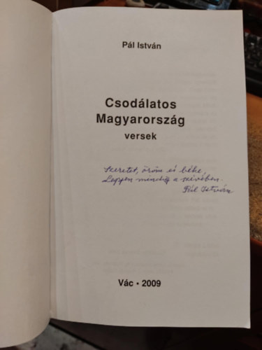 Pl Istvn - Csodlatos Magyarorszg - Versek