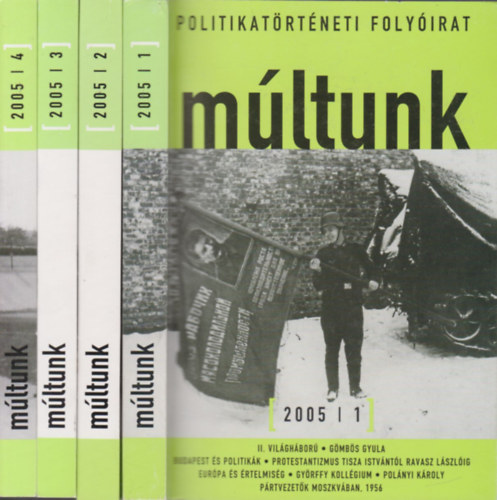 Sipos Balázs (főszerk.) - Múltunk 2005/1-4. (Politikatörténeti Folyóirat)