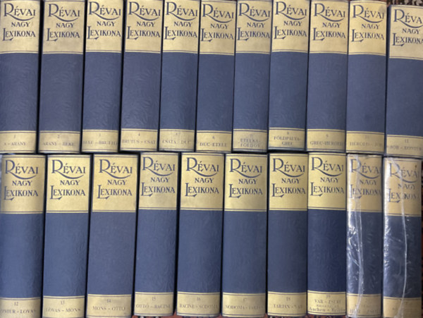 Rvai Nagy Lexikona - Az ismeretek enciklopdija 1 - 21. I-XXI. (Hasonms kiads)
