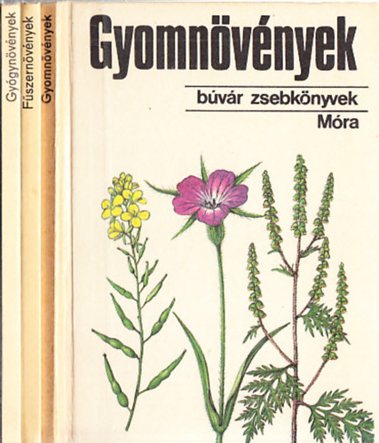 Bvr zsebknyvek (3db.): Gyomnvnyek + Fszernvnyek + Gygynvnyek