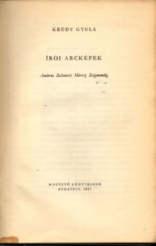 Kr�dy Gyula - �r�i arck�pek II.