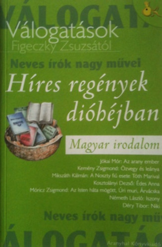 Kissn Figeczky Zsuzsanna - Hres regnyek dihjban-Az aranyember, zvegy s lnya, des Anna, Iszony, A Noszty fi esete Tth Marival, Az Isten hta mgtt, ri muri, rvcska, Niki