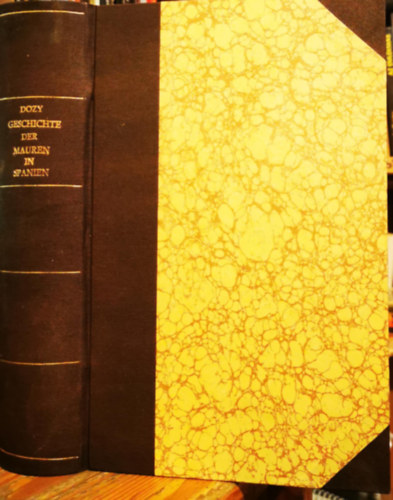 Reinhart Dozy - Geschichte  Der  Mauren in Spanien  bis zur Eroberung Andalusiens  durch die Almoraviden  (711-1110)