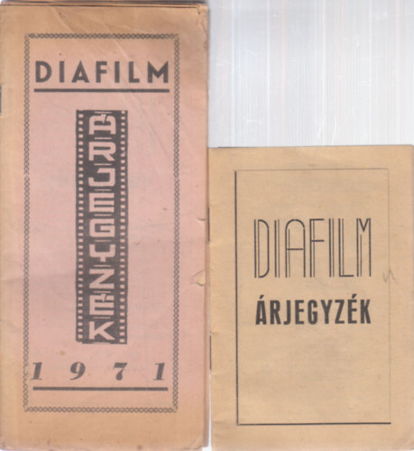 2 db. diafilm rjegyzk