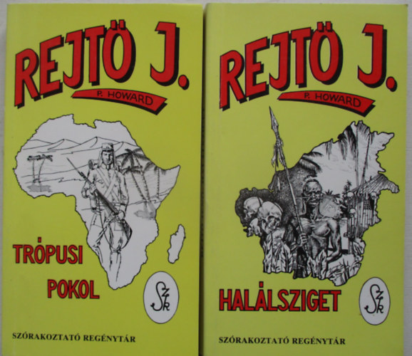 Rejt� J.  (P. Howard) - 2 db Rejt� J. ( Tr�pusi pokol + Hal�lsziget )