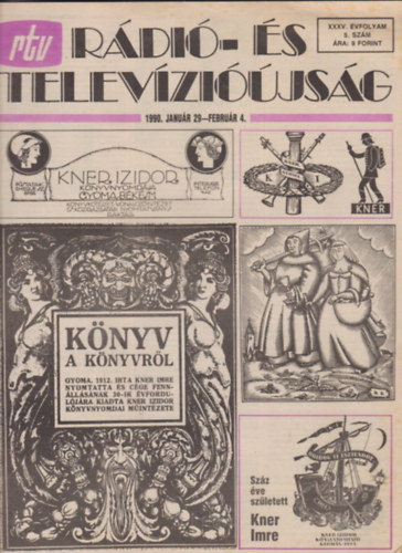 Rtv (R�di�- �s telev�zi��js�g)  XXXV. �vf. 5.sz�m 1990. Jan 29-Febr. 4